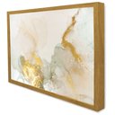 Ver imagem 5 de Quadro Decorativo Abstrato Mármore Branco Gold em Moldura Caixa Tacolado Moldura Trad 1cm Madeira Es