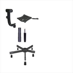 Cadeira para Costureira NR17 Ergonomica Preta - 2