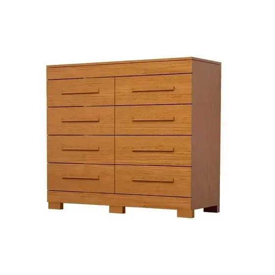 Cômoda com 08 Gavetas Nalu Acp 100% Mdf - Cinamomo - 1