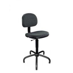 Cadeira para Costureira Nr17 Ergonomica Preta - Base Aranha - 1