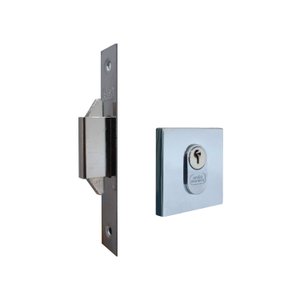 Fechadura trava expansiva 45 mm inox polido- União mundial