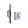 Fechadura trava expansiva 45 mm inox polido- União mundial - 1