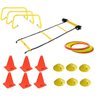 Kit Funcional Barreira Salto Escada Cones Argolas Chapeus - 1