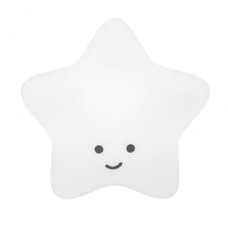 Luminária de Mesa Abajur Infantil Estrela Branca Quarto do Bebê - 1