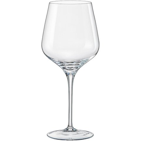Kit 6 Taça Bohemia Rebecca Água 23x10x10cm 540ml Cristal Transparente