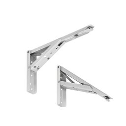 Suporte Dobrável 25 cm Para Mesas Prateleiras E Bancadas - 2