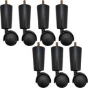 Ver imagem 1 de Kit 7 Pe de Cama Box Casal Rodinhas para Moveis Pé para Cama