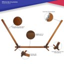 Ver imagem 6 de Suporte de Madeira para Rede de Descanso Multidecor