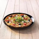 Ver imagem 2 de Jogo 6 Pratos de Vidro Opalino Black Friends Time Pizza 32cm Lyor 