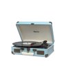 Maleta Vitrola Toca Disco Vinil Bluetooth USB Classico Retro Vintage - Azul Claro - 5
