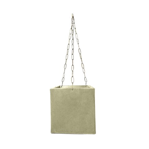 Vaso Planta 20x20 Pendurar Samambaia Trepadeira Polietileno BGPLASTICOS V1020ST AREIA 001