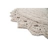 Tapete de Banheiro Algodão Oval Crochê Vizapi Ellora 50x70cm Gris - 2