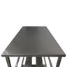 Mesa Aço Inox Industrial 120x70x90cm Prateleira Dupla Fenestrada Nortinox - 4