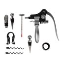 Ver imagem 2 de Kit Acessórios para Vinho Metal com 9 Peças - A\casa