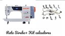 Ver imagem 1 de Reta Industrial Siruba Completa220v + 18 Calcadores-220v