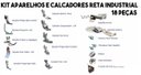 Ver imagem 3 de Reta Industrial Siruba Completa220v + 18 Calcadores-220v