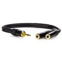 Ver imagem 1 de Cabo P2 Macho para 2x P2 Femea Mono - 8 Metros