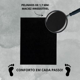 Tapete Sala e Quarto Oásis Classic 2,00x2,50m Preto - 6