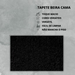 Tapete Sala e Quarto Oásis Classic 2,00x2,50m Preto - 3