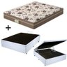 Cama Box C/ Baú Casal + Colchão Mola Ensacada Probel Style Pillow Euro Casal - 1