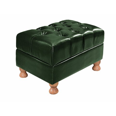 Puff Luis XV Chesterfiel - Couríssimo Verde