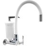 Torneira Gourmet Flexível Parede Cozinha Branca Filtro 5027 - 8