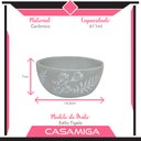 Ver imagem 3 de Prato Fundo Sopa Cerâmica Anastásia 611ml Cinza