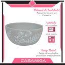 Ver imagem 2 de Prato Fundo Sopa Cerâmica Anastásia 611ml Cinza