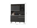 Ver imagem 4 de Cozinha Compacta Kit Alice 130 Mt Cinza Fosco Ajl