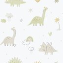 Ver imagem 1 de Papel de Parede Enzo Dino Verde e Rosa 283-3