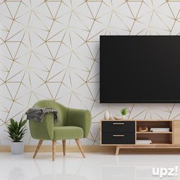 Papel de Parede Zara Gold - 1