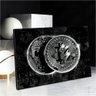 Quadro Decorativo Bitcoins Estilo Moeda de Prata:120x80 cm/BORDA INFINITA - 3
