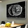 Quadro Decorativo Bitcoins Estilo Moeda de Prata:120x80 cm/BORDA INFINITA - 7
