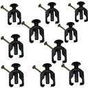 Ver imagem 1 de Pino do Trilho Superior Porta Sanfonada - 10 Unidades Preto