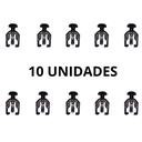 Ver imagem 4 de Pino do Trilho Superior Porta Sanfonada - 10 Unidades Preto