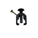 Ver imagem 3 de Pino do Trilho Superior Porta Sanfonada - 10 Unidades Preto