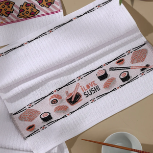 Pano de Copa Bella Cucina Japan 100% Algodão Lufamar