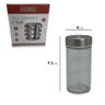 Porta Condimentos e Temperos Giratório com 12 Potes em Aço Inox e Vidro - 3