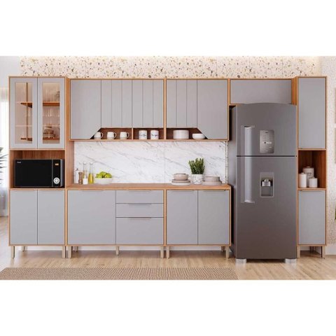 Cozinha Completa 7 Peças Celeste C114 Cinamomo/Platina MGM