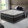 Cama Box Casal Preto + Colchão San Francisco Ortopédico Espuma D33 138x188x54cm - 2