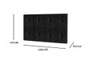 Ver imagem 2 de Painel de Cama Box Botão Solteiro 0,90 Elegance Cor Preto - Comprar Moveis em Casa