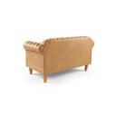 Ver imagem 7 de Sofá Chesterfield 2 Lugares Couro Sintético Duque