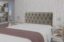 Ver imagem 3 de Cabeceira Viena Plus King Size 1950mm Veludo Slim Castor - Simbal
