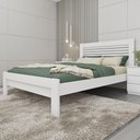 Ver imagem 2 de Cama de Casal para Colchão 138x188cm Multimóveis CR35460 Neve