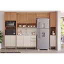 Ver imagem 6 de Gabinete Cozinha Modulado Celeste c/ 3 Portas e 2 Gavetas s/Tampo 120cm Cinamomo/Off - MGM