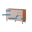 Ver imagem 4 de Gabinete Cozinha Modulado Celeste c/ 3 Portas e 2 Gavetas s/Tampo 120cm Cinamomo/Off - MGM