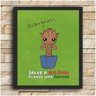 Quadro Com Moldura - Eu Sou Groot - Grande - 1