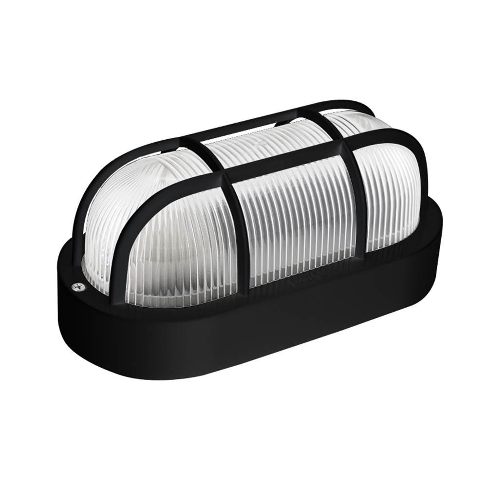 Luminária Tartaruga Externa Preta Com Grade MadeiraMadeira