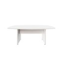 Ver imagem 4 de Mesa de Reunião Orgânica 270cm x 110cm Pés Painel Escritório F5 Office Cor:Branco