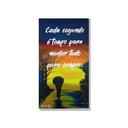 Ver imagem 3 de Quadro Pintura Original a Mão em Óleo com Frase Medindo 34 X 61 Cm